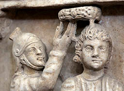 Jesus crowned by Roman soldier