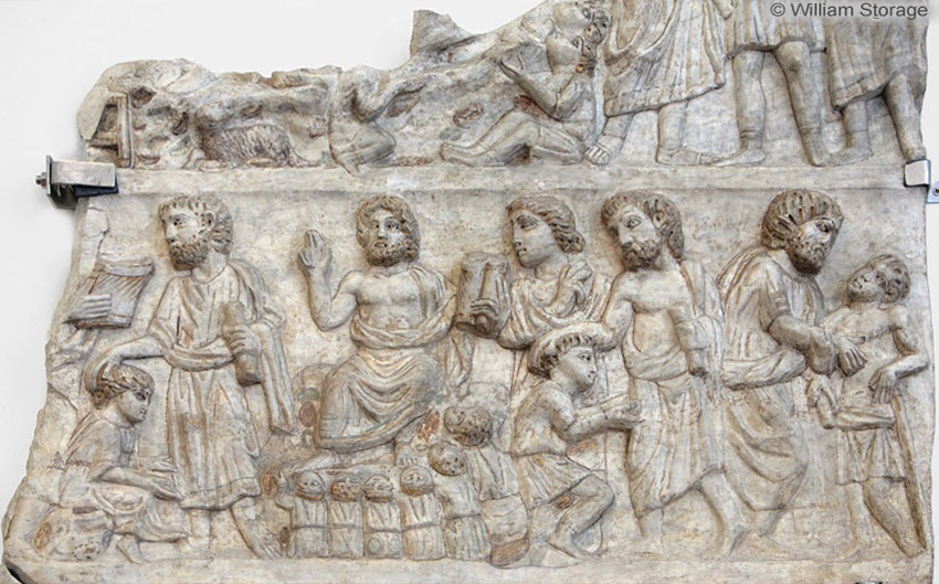 Christian Sarcophagus. Palazzo Massimo.