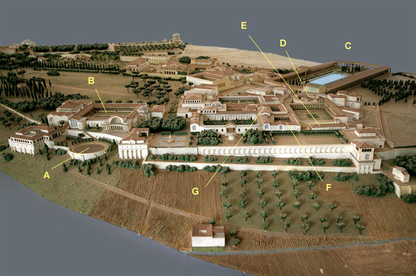 Model of Hadrian's Villa