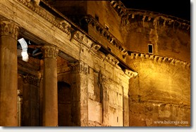 The Pantheon at night