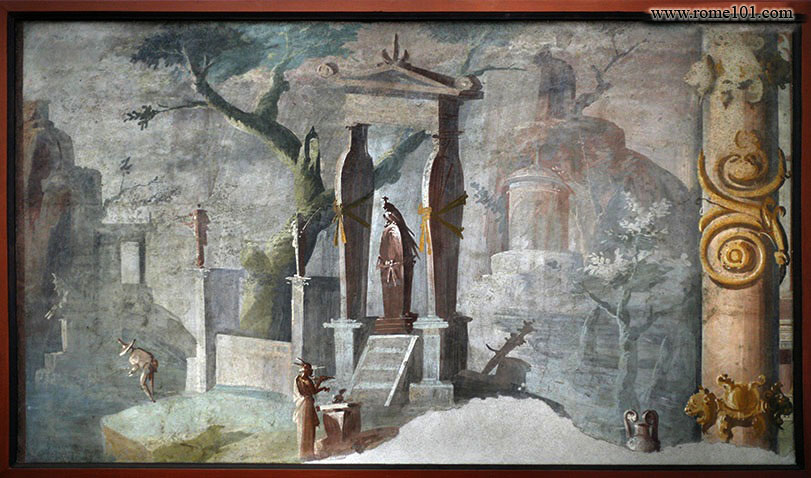 Wall painting from Pompeii         