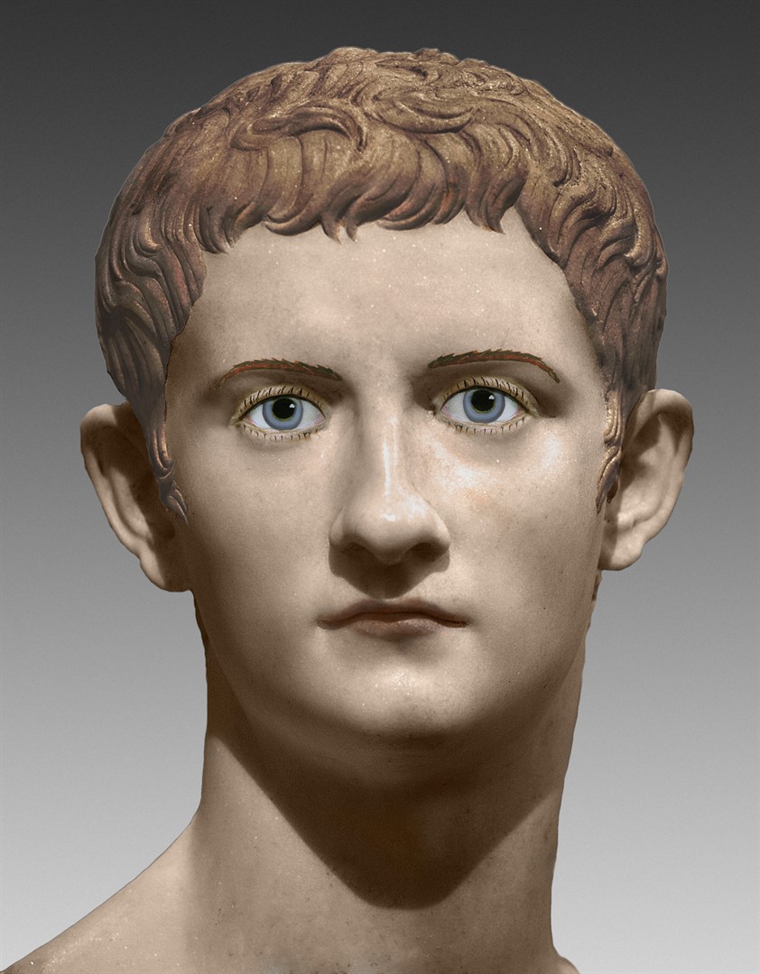 Marble portrait of Caligula