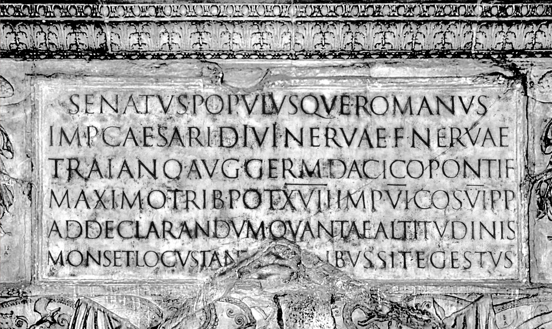 Trajan's Column Inscription