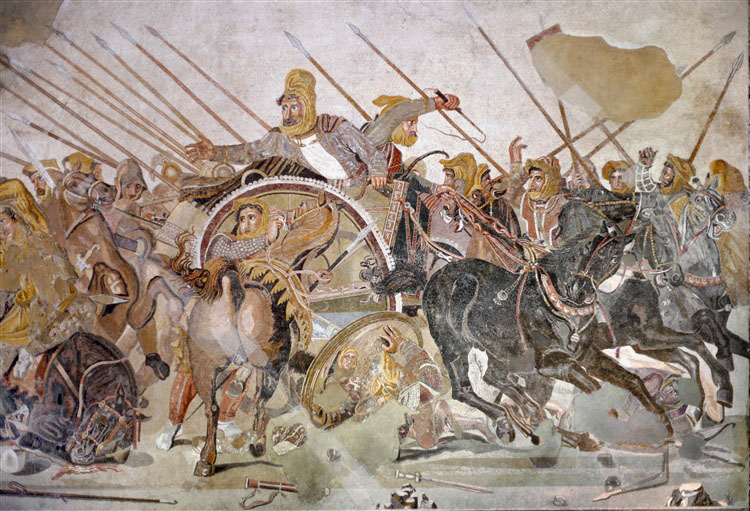 Alexander and Darius Mosaic