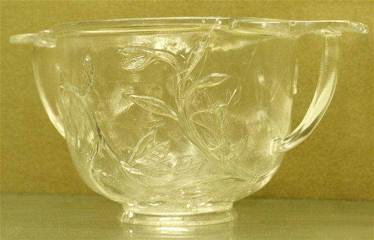 Glass bowl from Pompeii