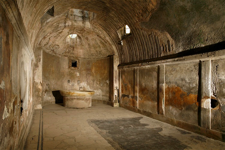 Caldarium, Forum Baths, Pompeii