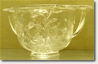 Glass bowl from Pompeii